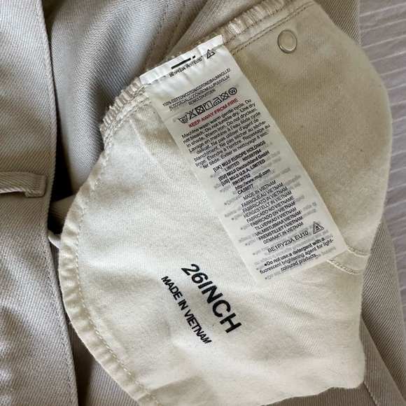 Muji denim baggy pants - size 26 - Picture 8 of 9